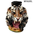 thumbnail image 2 of Sudadera con capucha de gran tamaño con estampado 3D de Love Boar Hunting para hombre, ropa deportiva informal de calle unisex, novedad de 2023, 2 of 4