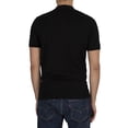 thumbnail image 3 of Gabicci Jackson Three Button Knitted Polo Shirt, Black, 3 of 5