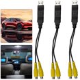 thumbnail image 4 of Cable Vídeo USB A CVBS RCA 2 Salidas Accesorios Radio para Coche 3 Uds., 4 of 8