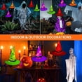 thumbnail image 3 of Cadena De Halloween 315 Pulgadas 56 Led Sombreros De Bruja Luz De Cadena 8 Modos Decoraciones De Cadena De Luz Decoración De Luz De Halloween Para Árbol Patio Jardín Fiesta En El Jardín seitruly HA045730-01, 3 of 6