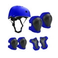thumbnail image 4 of yotijay 7 Pieces Kids Helmet Protection Gear Set Hand Elbow Knee Pads Teens Children Skateboard Helmet for Bike Riding Sports Blue, 4 of 8