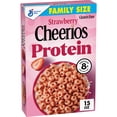 thumbnail image 3 of (8 pack) Cheerios Protein Cereal, Strawberry, 8g Protein, Family Size, 15 oz, 3 of 26