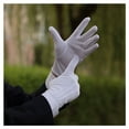 thumbnail image 5 of Gupgi 1 Paire de Gants d'Uniforme Formels Blancs pour Hommes, 5 of 5