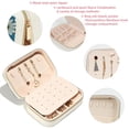 thumbnail image 3 of Daisy Luxurious Velvet Travel Organizer Box with Removable Compartment - Ideal Gift for Jewelry Lovers, Necklace Holders, 3 of 7