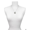 thumbnail image 3 of Delight Jewelry Silvertone 3-D Green Enamel Kiwi Live Ring Charm Necklace, 18", 3 of 4