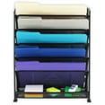 Simple Houseware 6 Tier Wall Mount Document Letter Tray Organizer