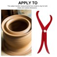thumbnail image 4 of Visland Bent Leg Pottery Clay Caliper Portable Heavy Duty Acrylic Ceramic Measuring Clay Carving Shaping Sculpture Modeling Pottery Tools, 4 of 7