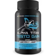 Alpha Titan Testo Gain - Advanced Testosterone Booster - Unleash Your Inner Spartan with Powerful Ingredients formulated to Boost Natural Testosterone - Release Your Inner Alpha Male Youth!