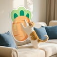 thumbnail image 4 of Grattoir Mural Double Bande pour Chats d'Intérieur avec Support Solide, 4 of 5