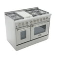 thumbnail image 6 of Kucht Professional Stainless Steel Dual Fuel Natural Gas Range in Silver, 6 of 9
