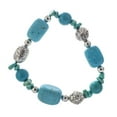 thumbnail image 4 of John Bead SP Stretch Bracelet Turquoise 17, 4 of 5