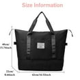thumbnail image 2 of Sac de Voyage Extensible Sac de Sport Imperméable Weekender Léger Sac de Nuit Violet, 2 of 7