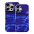 thumbnail image 2 of DesignSkinz Scratch-Resistant Hard Slim Case Compatible with iPhone 12 Pro Max (Compatible with MagSafe) - Vivid Agate Vein Slice Blue V11, 2 of 9