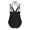 thumbnail image 7 of Oplxuo Women Tankini Swimsuit 2 Piece Sets Fashion Mesh Pachwork Cami Tank Bikini Tops and Swim Briefs Bathing Suit, 7 of 7