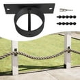 thumbnail image 3 of Clip de Fixation 2 Supports en Acier Inoxydable pour Corde Clôture Support Durable avec Fixation à Vis pour Applications Intérieures Extérieures et Solution de Fixation Polyvalente, 3 of 6