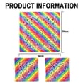 thumbnail image 2 of Paquete de 12 bandanas arcoíris Orgullo Gay LGBTQ Bandana Diadema Hippie Bandana Bufanda cuadrada para fiesta y uso diario, 2 of 5
