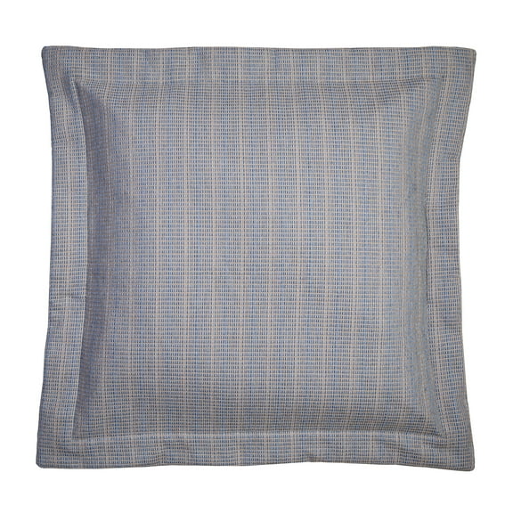 Breeze Textured Blue Euro Sham