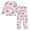 Panda and Clouds Pattern, variant on Fluffy Pajamas Set Fuzzy Winter Warm Pj Sets Pullover Tops and Long Pants Cute Airplanes X-Small
