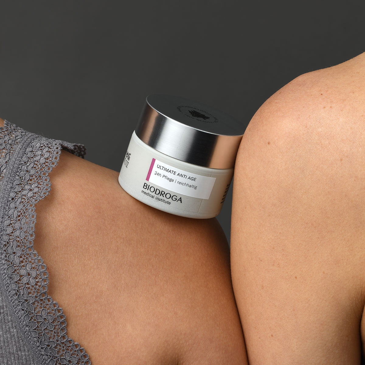 Biodroga Anti Aging 24h Face Cream 50ml - Firming Anti Wrinkle Face Care Day Cream Night Cream Vegan Bioscience Institute