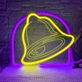 thumbnail image 1 of Letrero decorativo de neón Gippro Bell Light regulable 34 x 29 cm USB, 1 of 7