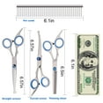 thumbnail image 3 of Professional 5-in-1 Dog Grooming Scissors Set with Safety Round Tips - Heavy-Duty Grooming Scissors for Pets - Essential Dog Grooming Supplies for Trimming Hair of Dogs and Cats,Blue, 3 of 7