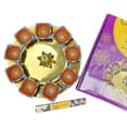 thumbnail image 4 of Verka 12 Piece Diwali Set includes Diyas, Agarbati, Agarbati Stand and 1 tray, 4 of 5