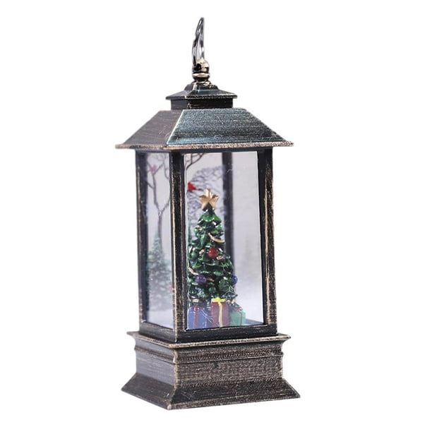 Luz de noche navideña brillante, portátil, LED brillante, luz de noche luminosa para exteriores Árbol de Navidad