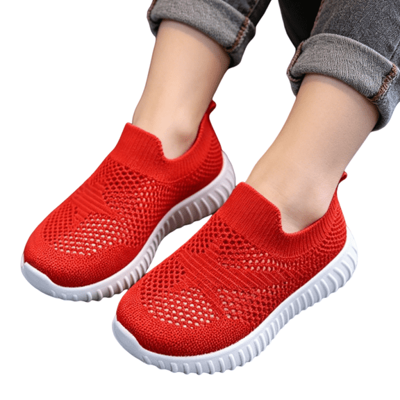 Willtoo Kids Lightweight Mesh Slip-On Shoes Comfortable Breathable Casual School Shoes Sneaker for Boys and Girls
