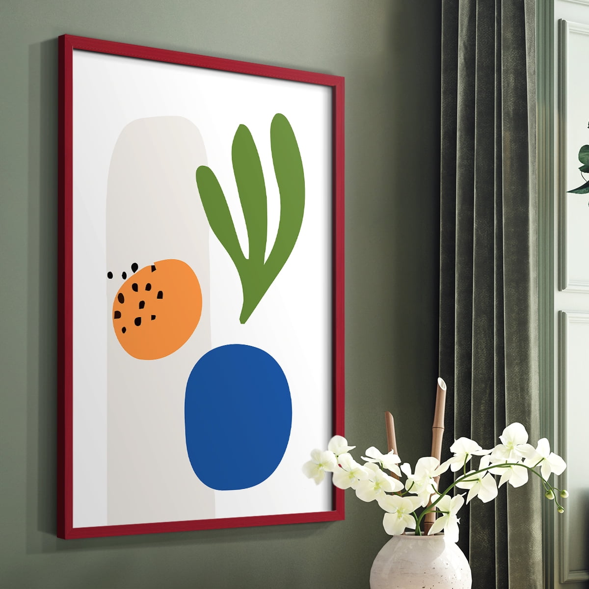 Matisse CCXCV in Solid Wood 11 x 14 Framed Print