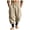 Khaki, variant on Mens Lightweight Pants Men's Classic Fit Flat Front Workout Winter Casual Pants AG,L