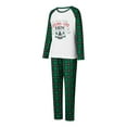 thumbnail image 3 of DuAnyozu Family Matching Christmas Pajamas Set,Snowman Printing Tops Long Pants Sleepwear, 3 of 6