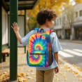thumbnail image 6 of Blue and Green Tie Dye Pattern 17" School Backpacks for Teens,Waterproof Oxford Fabric,S-Shape Padded Straps for School,Travel,Hiking,Camping, 6 of 6
