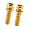 thumbnail image 4 of 2 piezas de tornillos de titanio para vástago de manillar de bicicleta M6, accesorio de repuesto para bicicleta M6 19, 4 of 8