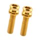 thumbnail image 4 of 2 piezas de tornillos de titanio para vástago de manillar de bicicleta M6, accesorio de repuesto para bicicleta M6 19, 4 of 8