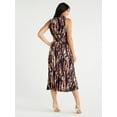 thumbnail image 2 of Sofia Jeans Women's Pleated Midi Dress, 49" Length, Sizes XS-2XL, 2 of 5