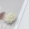 thumbnail image 6 of 5cm Cute Camellia Flower Brooch Pin for Women Girls Fashion Fabric Floral Hat Hair Clips Brooches Lapel Pins Cocktail Tea Party Costume Dress Accessories Holiday Wedding Jewelry, 6 of 6