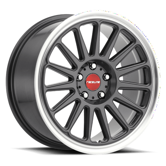 Raceline 315G-GRIP 18" Cast Aluminum Wheel, GRIP GUNMETAL 18X8.5 5X120  45mm