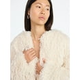 thumbnail image 5 of Scoop Women's and Women's Plus Whispy Faux Fur Jacket, Sizes XS-4X, 5 of 7