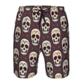 thumbnail image 3 of Salouo funny Skull star Pattern Swim Trunks for Men,Men's Hawaiian Bathing Suit Swimsuits Quick Dry Swimming Board Shorts Beach Shorts with Pockets-Large, 3 of 6