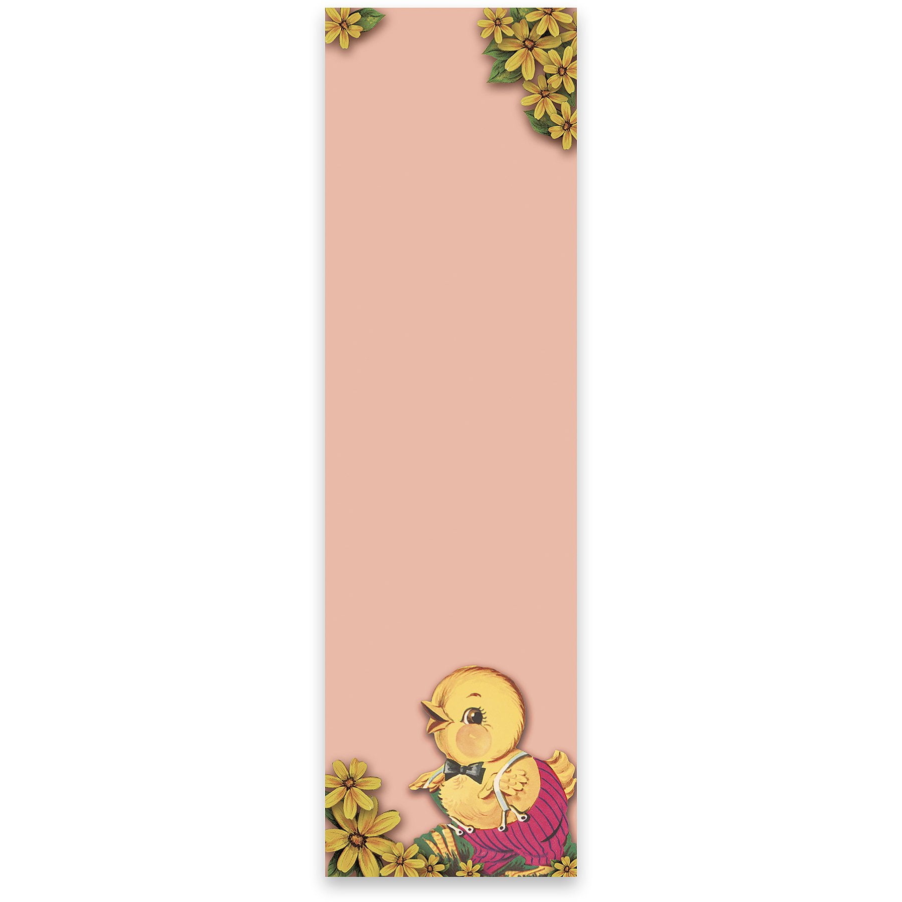 PRIMITIVES BY KATHY Chick Magnetic List Notepad | 9.5' x 2.75' | Holds to Fridge with Strong Magnet