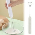 thumbnail image 2 of TIELUTT Milk Frother Handheld Battery Operated Whisk Beater | Rechargeable Egg Beater | Foam Maker for Coffee | Mixing Shaker Jagged Edge Luck Charm Baking Hand Mixer Handle Mixer Kitchen Aide Hand M, 2 of 8
