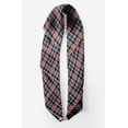 thumbnail image 2 of Bimba Brown Check Check Pure Silk Printed Head Bandanas Summer Neck Wrap Scarf 40 x 40 Inches, 2 of 6
