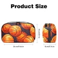 thumbnail image 5 of Basketball Travel Organizer Oxford Cloth Waterproof Storage Pouch Hard Drive Bags Computer Cable Organizer Power Plug Travel Organizer Small 5.9x9.44x3.14 in, 5 of 6