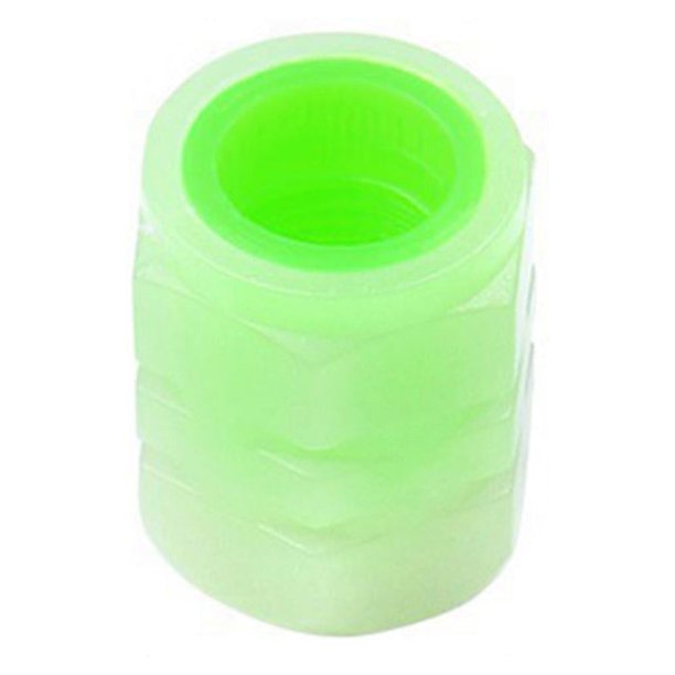 4 Uds tapa de válvula Schrader tapa de válvula de boquilla luminosa para Auto motocicleta bicicleta