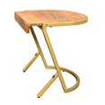 thumbnail image 1 of Mesa TUP THE URBAN PORT, superficie de madera de mango, 17 pulgadas, marrón dorado, 1 of 9