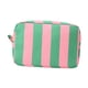 thumbnail image 1 of Estuche pequeño para maquillaje, organizador de dispositivos electrónicos, estuche de viaje para cables y artículos esenciales de viaje. Verde Rosa, 1 of 10
