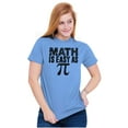 thumbnail image 3 of Math Is Easy As Funny Teacher Nerdy Plus Size Crewneck Graphic Tee Shirt Brisco Brands 2X, 3 of 5