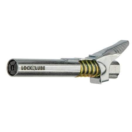 LockNLube Grease Gun Coupler XL - Extra reach for recessed grease (Best Attachments For Grease Gun)