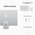 thumbnail image 4 of Open Box Apple iMac 2021 24" 4.5K Apple M1 8 512GB SSD M1 GPU FPR SILVER MGPD3LL/A, 4 of 5