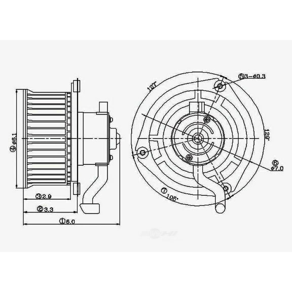 HVAC Blower Motor